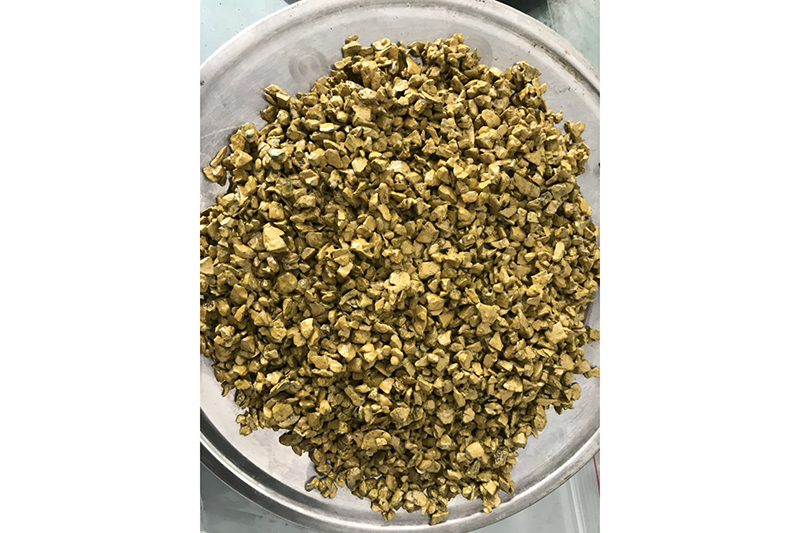 雙青彩色瀝青顏料做的樣塊